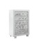Global Furniture Usa Transitional Glam Marble, Metallic Santorini White Chest 1476 - alternate 2